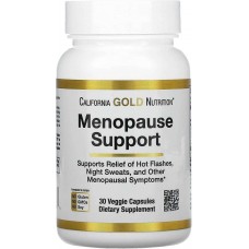 Підтримка при менопаузі California Gold Nutrition Menopause Support, 30 Veggie Capsules California Gold Nutrition