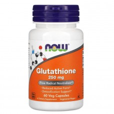 Глутатіон Now Foods (Glutathione) 250 мг 60 вегетаріанських капсул