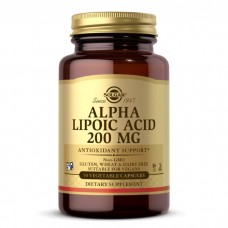 Альфа-ліпоєва кислота Solgar (Alpha-Lipoic Acid) 200 мг 50 рослинних капсул