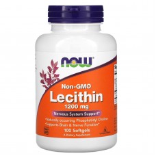 Лецитин соєвий Now Foods (Lecithin) 1200 мг 100 капсул