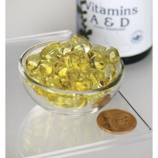 Вітамін А і Д, Vitamin A,D, Swanson, 250 капсул