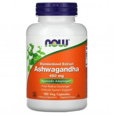 Ашваганда Now Foods (Ashwagandha) 450 мг 180 вегетарианских капсул