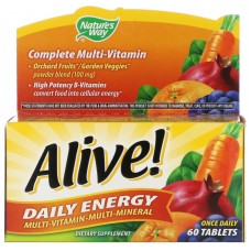 Мультивітаміни Nature's Way (Alive! Daily Energy) 60 таблеток