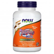 Пробіотики дофілус для дітей смак ягід Now Foods (Dophilus Kids) 2 млрд 120 жувальних цукерок