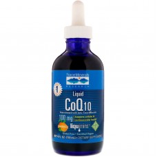Жидкий CoQ10 Trace Minerals Research (Coenzyme Q10 liquid) 118 мл со вкусом мандарина