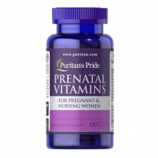 Пренатальные витамины, Prenatal Vitamins - 100 Caplets Puritans Pride