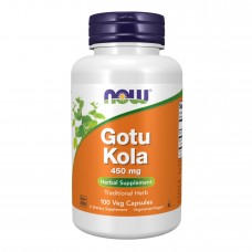 Готу Кола, Gotu Kola 450mg - 100 vcaps Now Foods