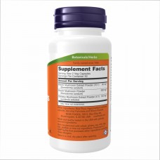 Грибы Рейши, Rei-Shi Mushrooms 270 mg - 100 vcaps Now Foods