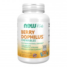 Пробіотики для дітей, BerryDophilus™ Kids - 120 Chewables Now Foods