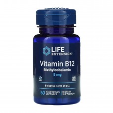Вітамін Б12, Vitamin B12 Methylcobalamin 5 mg - 60 vcaps Life Extension