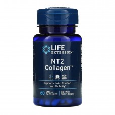 Коллаген второго типа для суставов, NT2 Collagen™ 40 mg - 60 small caps Life Extension