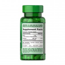 Хром полінікотинат, Chromium Polynicotinate 200 mcg Yeast Free - 100 veg caps Puritans Pride