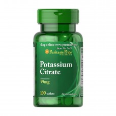 Цитрат Калия, Potassium Citrate 99mg - 100 caps Puritans Pride