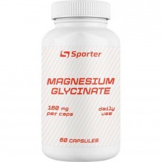 Магній гліцинат Sporter Magnesium glycinate 60 капс Sporter Магній гліцинат Sporter Magnesium glycinate 60 капс Sporter