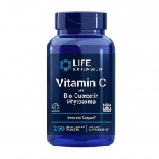 Витамин С с фитосомами, Vitamin C and Bio-Quercetin Phytosome - 250 tabs Life Extension