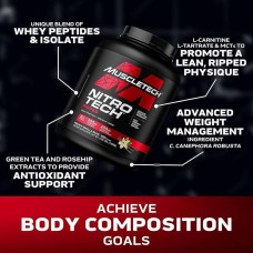 Протеин MuscleTech Nitro-Tech Ripped Lean Protein + Weight Loss 1820 g (French Vanilla Swirl)  Muscletech