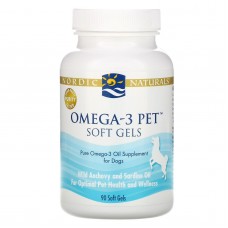 Омега-3 для домашніх тварин Nordic Naturals (Omega-3 Pet) 90 капсул Омега-3 для домашніх тварин Nordic Naturals (Omega-3 Pet) 90 капсул