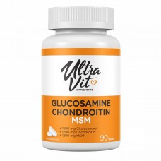 Ультравит Глюкозамин Хондроитин МСМ VPLab (Ultravit Glucosamine Chondroitin MSM) 90 таблеток