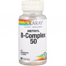 Вітаміни групи B, Methyl B-Complex, Solaray, 60 вегетаріанських капсул