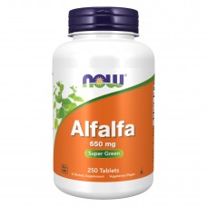 Люцерна, Alfalfa 10 Grain - 250 tabs Now Foods