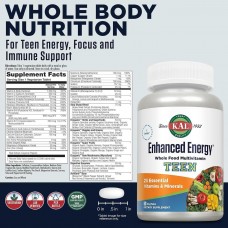 Мультивитамины для подростков KAL Enhanced Energy Teen 60 tabs  KAL