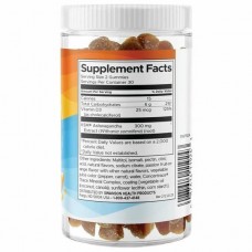 Ашваганда и витамин D Swanson Ashwagandha & Vitamin D 60 Gummies (Passion Fruit-Orange)  Swanson