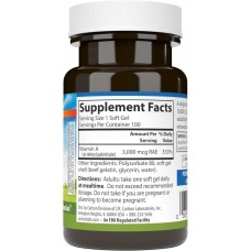 Витамин A Carlson Vitamin A, 3,000 mcg RAE (10,000 IU), 100 Soft Gels  Carlsson