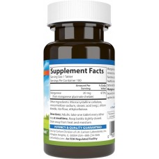 Хелатный марганец Carlson Chelated Manganese, 20 mg, 100 Tablets  Carlsson