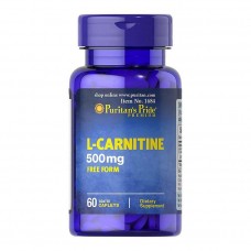 L-Карнитин Puritan's Pride (L-Carnitine) 500 мг, 60 каплет