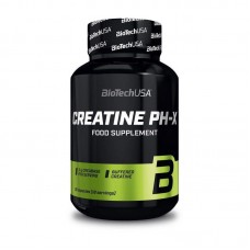 Креатин Буферизованный моногидрат BioTech (Creatine pH-X), 90 капсул