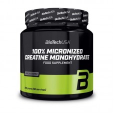 Креатин Моногідрат BioTech (100% Creatine Monohydrate) у порошку, 300 г, Неприправлений