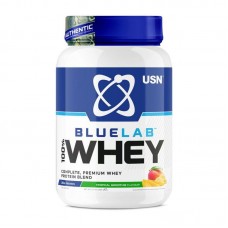 Сироватковий протеїн USN Blue Lab 100% Whey Premium Protein 908 г, Тропічний коктейль