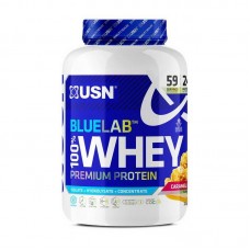 Сывороточный протеин USN Blue Lab 100% Whey Premium Protein 2000 г, Карамельный попкорн