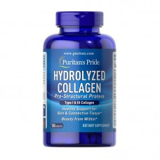 Гидролизованный коллаген (Hydrolyzed Collagen) 1000 мг, Puritan's Pride, 180 каплет