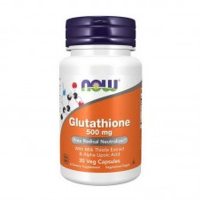 Глутатіон (Glutathione) 500 мг, Now Foods, 30 веган капсул