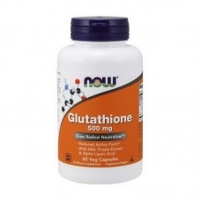 Глутатіон (Glutathione) 500 мг, Now Foods, 60 веган капсул
