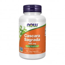 Каскара Саграда (Cascara Sagrada) 450 мг, Now Foods, 100 веган капсул