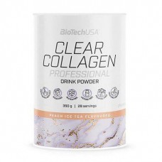 Колаген з Гіалуроновою кислотою та вітамінами (Clear Collagen Professional), BioTech, 350 г, Персиковий холодний чай
