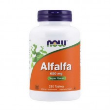 Люцерна (Alfalfa) 650 мг, Now Foods, 250 табл