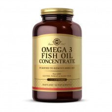 Омега 3 Концентрат (Omega 3 Fish Oil Concentrate), Solgar, 240 м'яких капсул