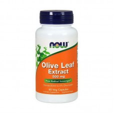 Экстракт листьев оливы (Olive Leaf Extract) 500 мг, Now Foods, 60 веган капсул