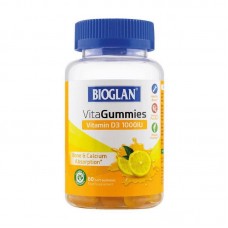 Витамин Д3 (VitaGummies Vitamin D3) 1000 МЕ, Bioglan, 60 мягких жевательных табл, Лимон