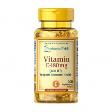 Витамин Е (Vitamin E) 180 мг, 400 МЕ, Puritan's Pride, 100 мягких капсул
