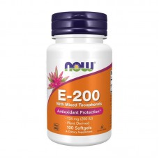 Вітамін E-200 (Natural Vitamin E) 134 мг, Now Foods, 100 м'яких капсул