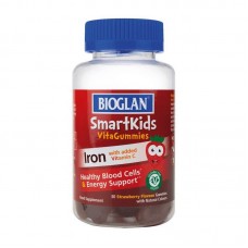 Железо для детей (Smartkids Iron + Vitamin C), Bioglan, 30 жевательных табл, Клубника