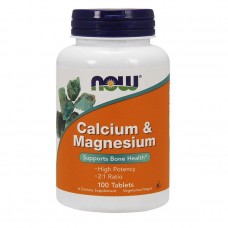 Кальцій та магній (Calcium and Magnesium), Now Foods, 100 табл