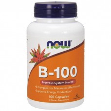 Комплекс В-100 для нервной системы (Nervous System Health), Now Foods, 100 веган капсул