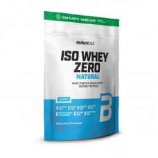 Сывороточный протеин изолят BioTech Iso Whey Zero Natural 1816 г, Клубника