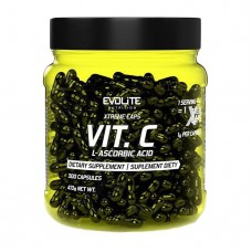 Вітамін Ц (Vitamin C Extreme) 1000 мг, Evolite Nutrition, 300 капсул