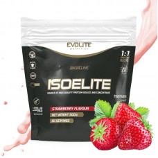 Сывороточный протеин изолят Evolite Nutrition Iso Elite 500 г, Клубника
